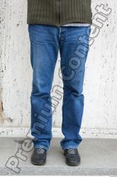 Leg Man White Casual Jeans Average